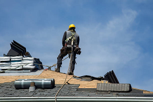 Professional Roofing technician working in Southern Pines, NC